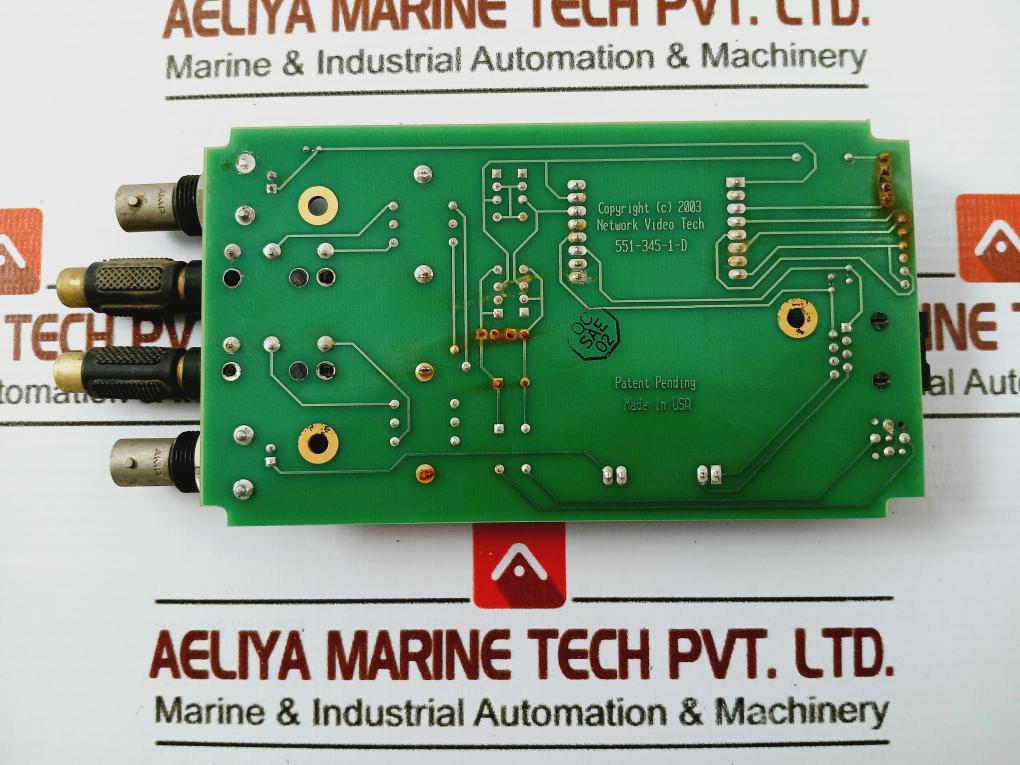 Network Video Tech 551-345-1-d Pc Board