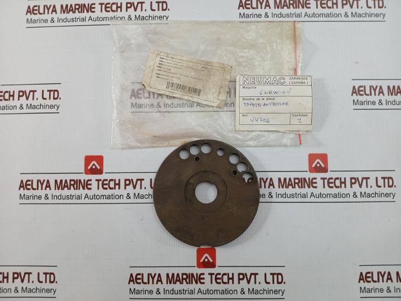 Neumac Zaragoza Front Cover Top Plate Air Motor Winch 6Nrw-04