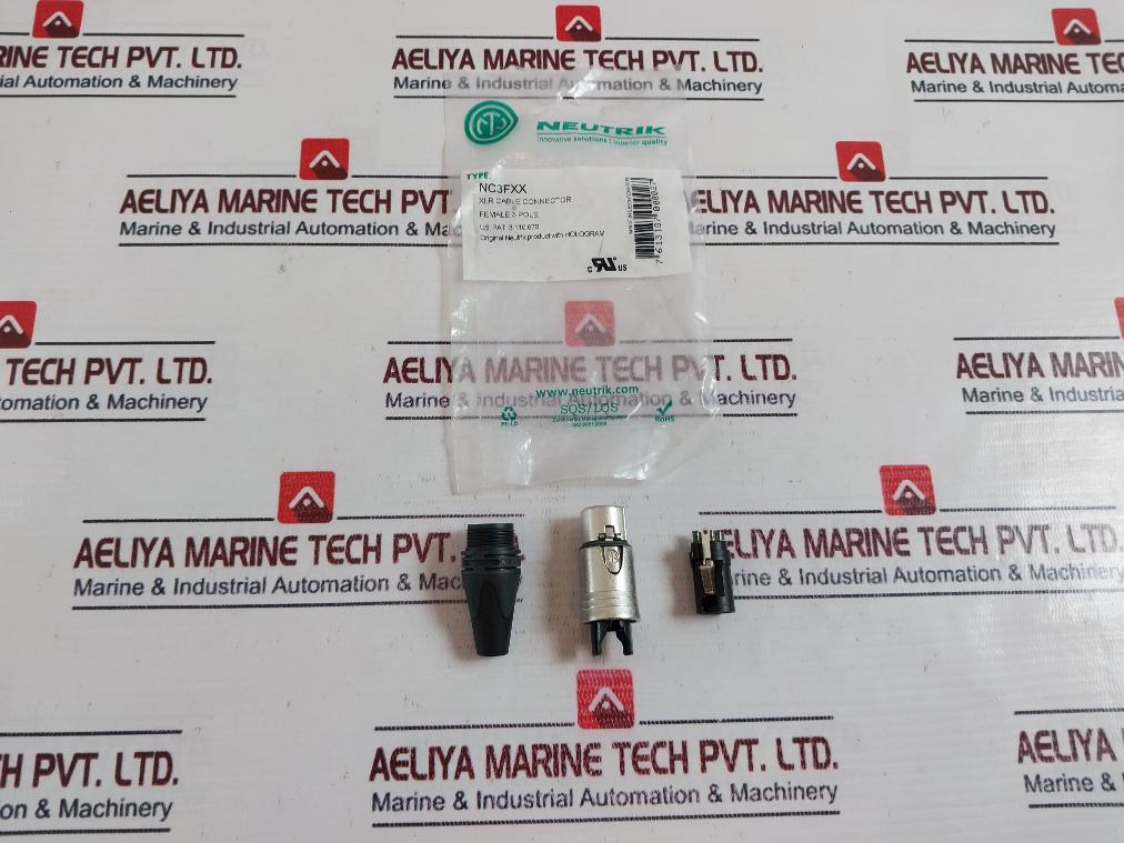 Neutrik Nc3fxx Female 3 Pole Xlr Cable Connector Set