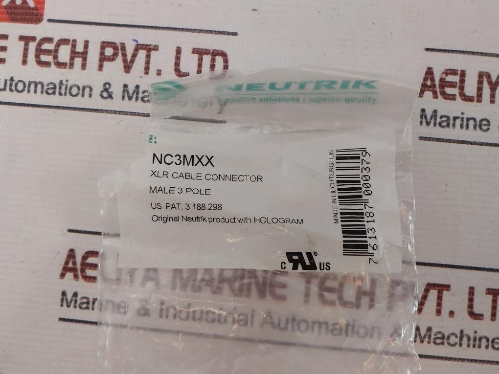 Neutrik Nc3Mxx Xlr Cable Connector