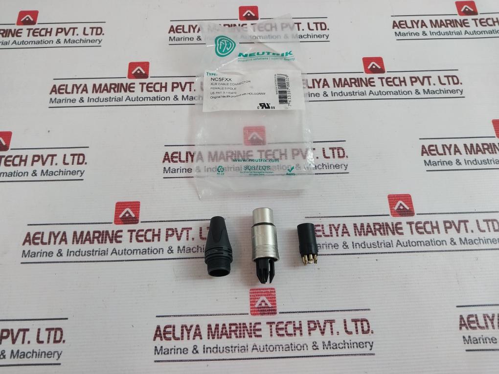 Lot Of 2x Neutrik Nc5fxx 5 Pole Xlr Cable Connector Set