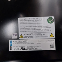 Ebm-papst Axial Flow Cooling Fan W3G910-ku25-03/F01 3Ph 380-480Vac 50/60Hz