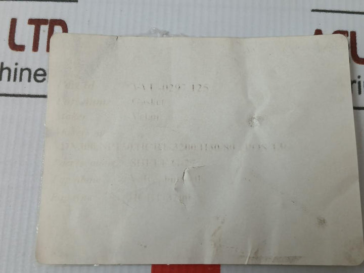 New Condition 136 Gasket For Cryogenic Cargo Valve Belpamoid