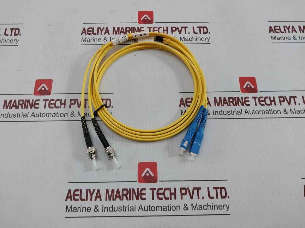 New Condition Duplex Fiber Optic Patch Cable R0178-218 Sc-st Sm Dpx 02M (9/125)