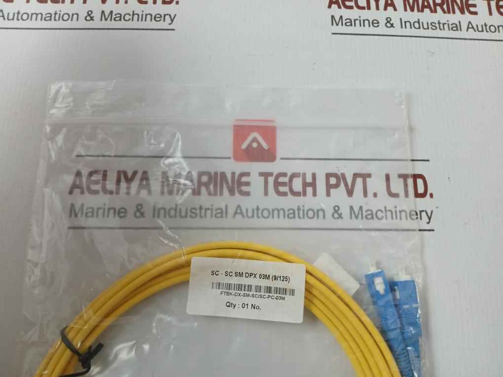 New Condition Duplex Fiber Optic Patch Cable Sc-sc Sm Dpx 03M (9/125)