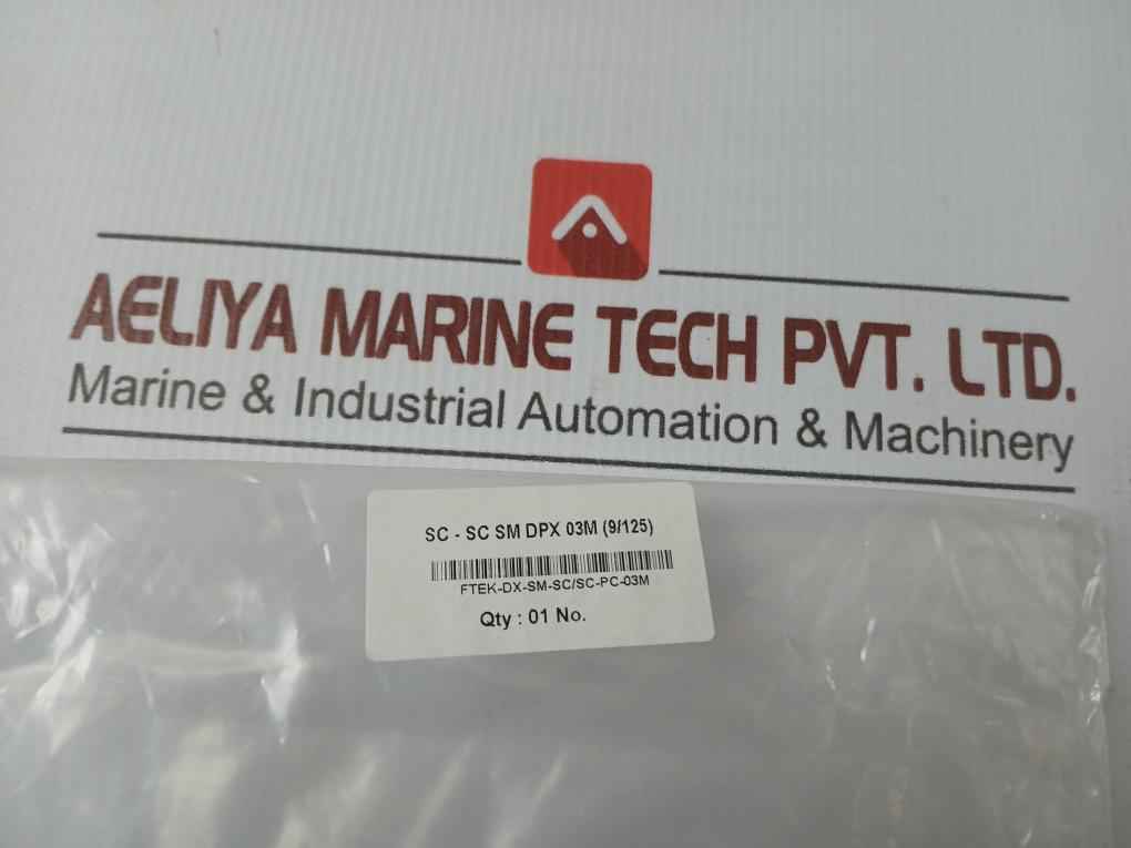 New Condition Duplex Fiber Optic Patch Cable Sc-sc Sm Dpx 03M (9/125)