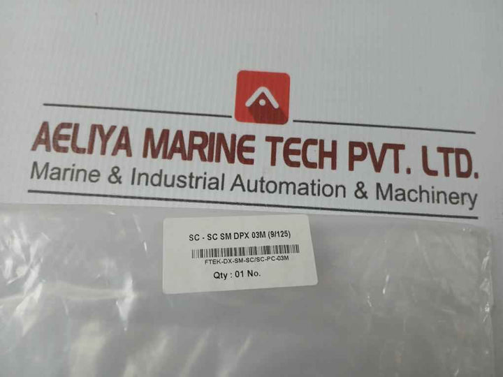 New Condition Duplex Fiber Optic Patch Cable Sc-sc Sm Dpx 03M (9/125)
