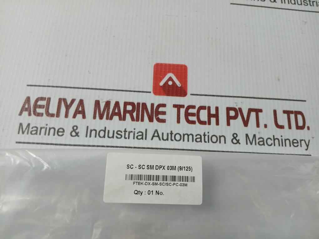 New Condition Duplex Fiber Optic Patch Cable Sc-sc Sm Dpx 03M (9/125)