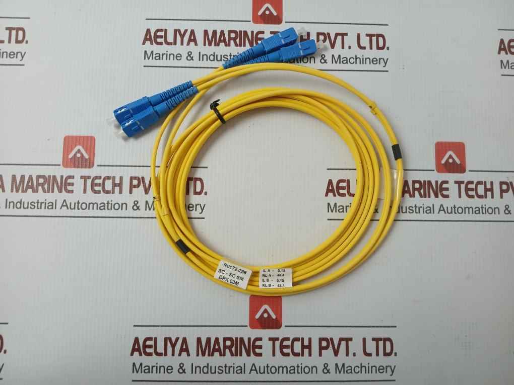 New Condition Duplex Fiber Optic Patch Cable Sc-sc Sm Dpx 03M (9/125)