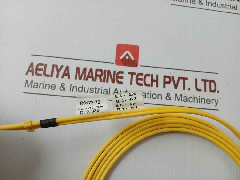 New Condition Duplex Fiber Optic Patch Cable Sc-sc Sm Dpx 03M (9/125)