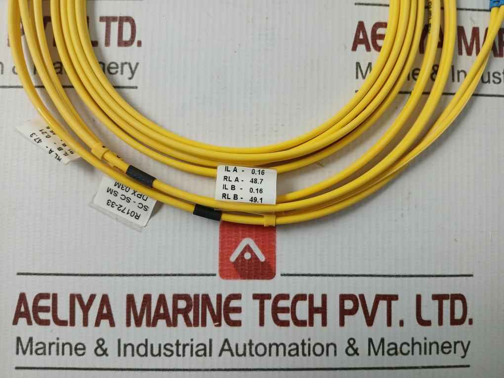 New Condition Duplex Fiber Optic Patch Cable Sc-sc Sm Dpx 03M (9/125)
