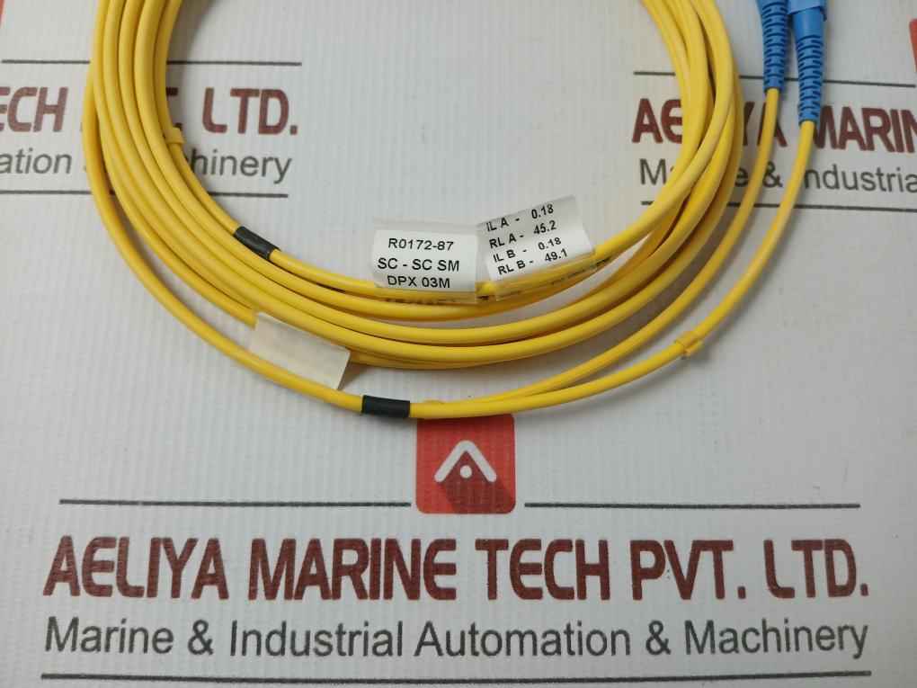 New Condition Duplex Fiber Optic Patch Cable Sc-sc Sm Dpx 03M (9/125)