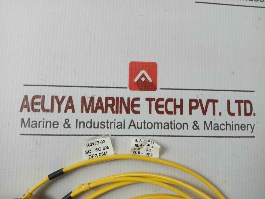New Condition Duplex Fiber Optic Patch Cable Sc-sc Sm Dpx 03M (9/125)