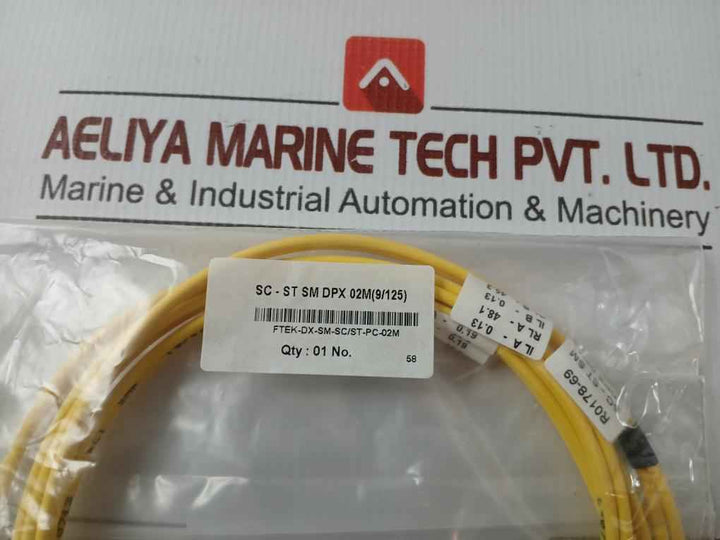 New Condition Fiber Optic Cable Sc-st Sm Dpx 02M (9/125)