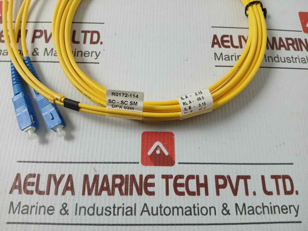New Condition Fiber Optic Cable Set Ftek-dx-sm-sc/Sc-pc-03M