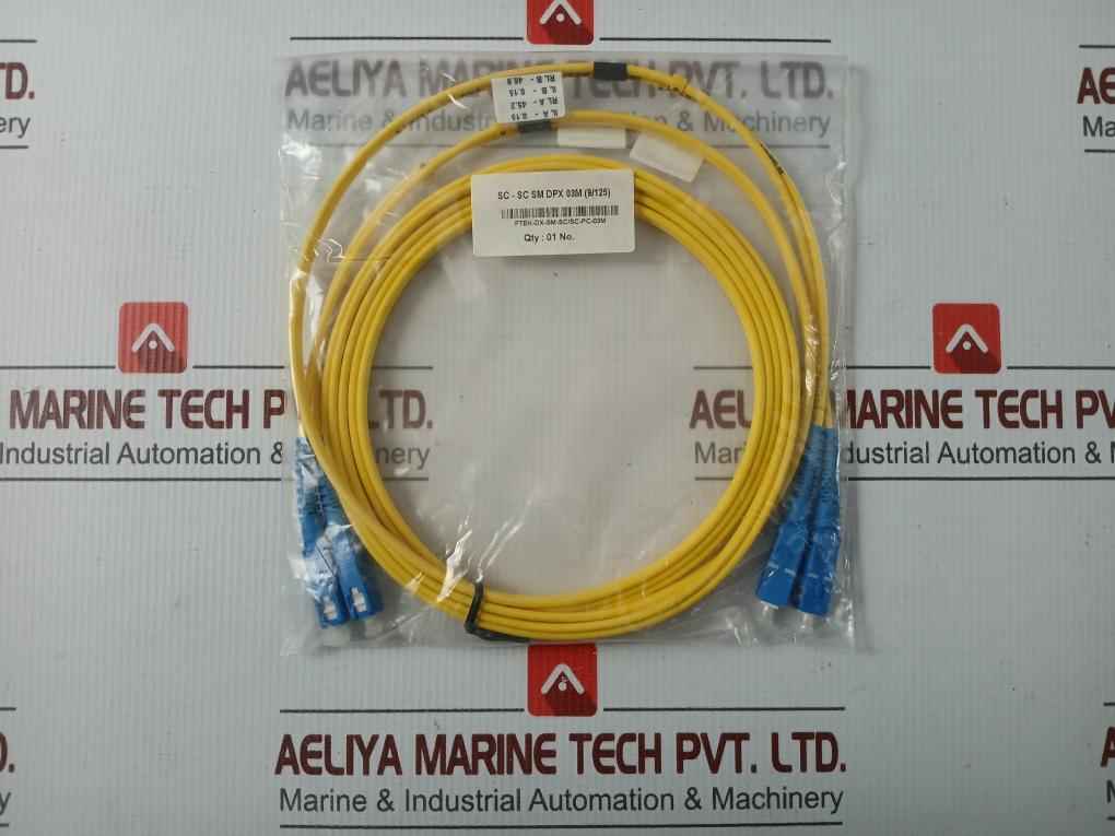New Condition Fiber Optic Cable Set Ftek-dx-sm-sc/Sc-pc-03M