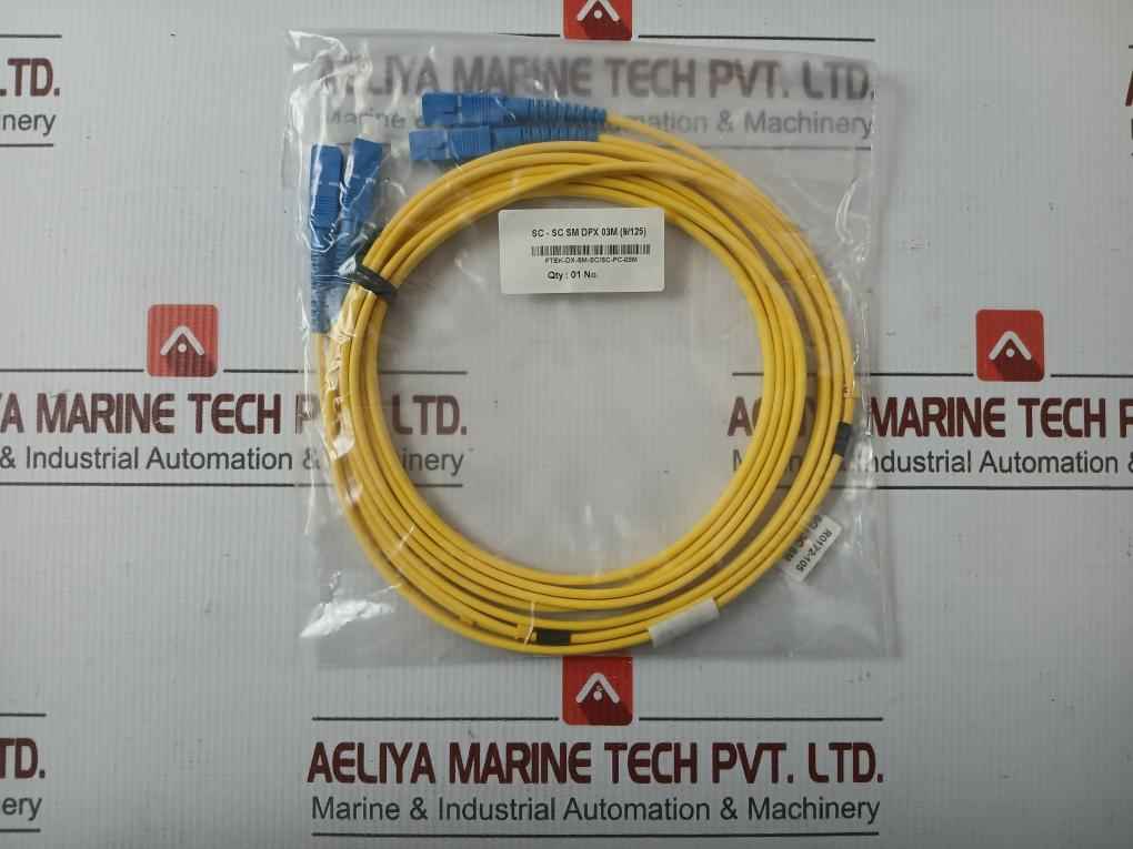 New Condition Fiber Optic Cable Set Ftek-dx-sm-sc/Sc-pc-03M