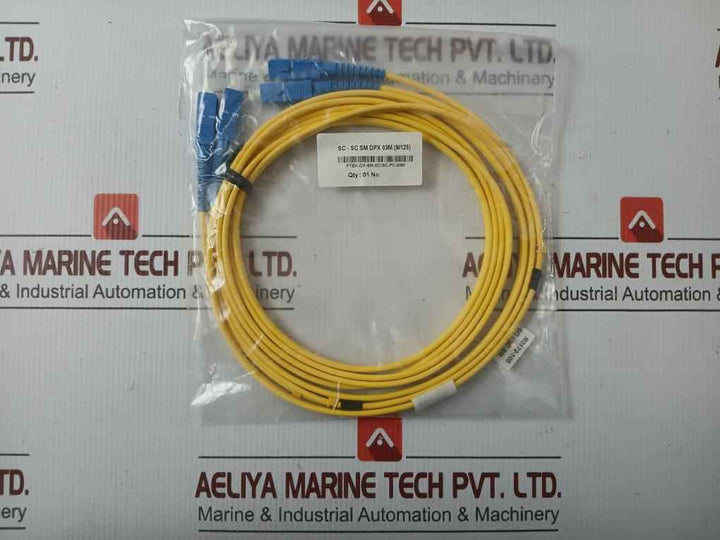 New Condition Fiber Optic Cable Set Ftek-dx-sm-sc/Sc-pc-03M