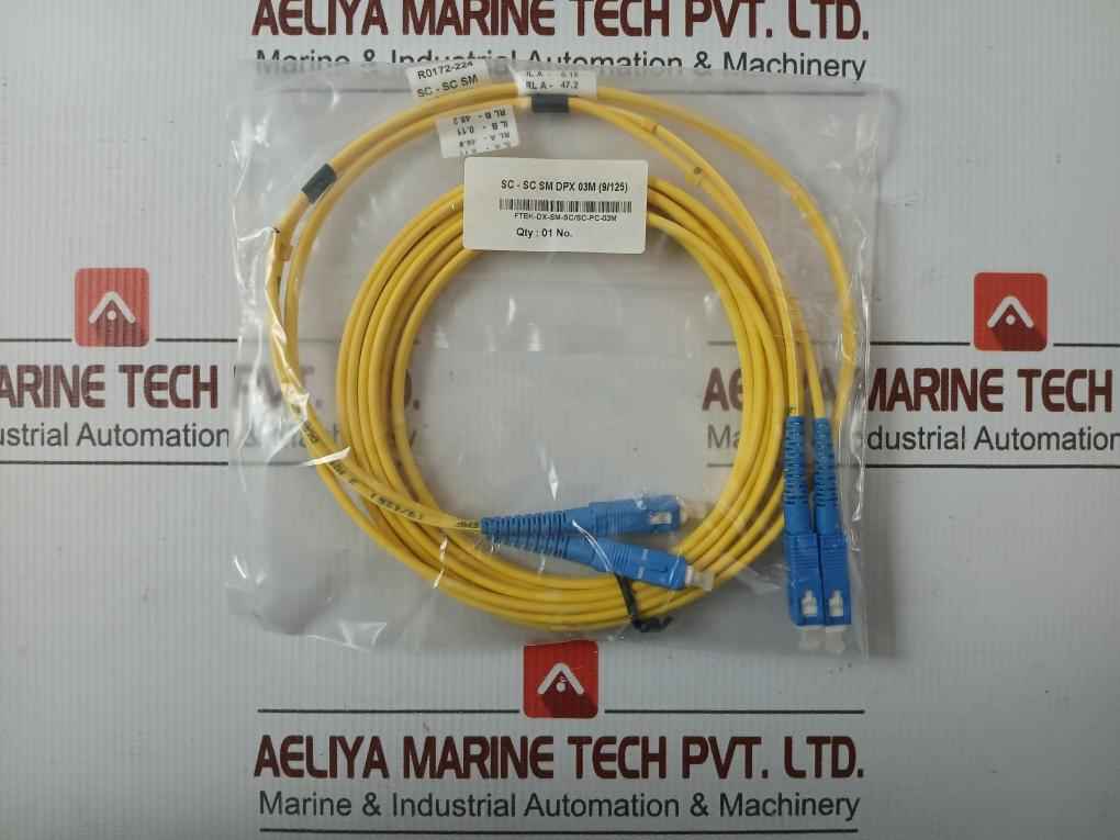 New Condition Fiber Optic Cable Set Ftek-dx-sm-sc/Sc-pc-03M