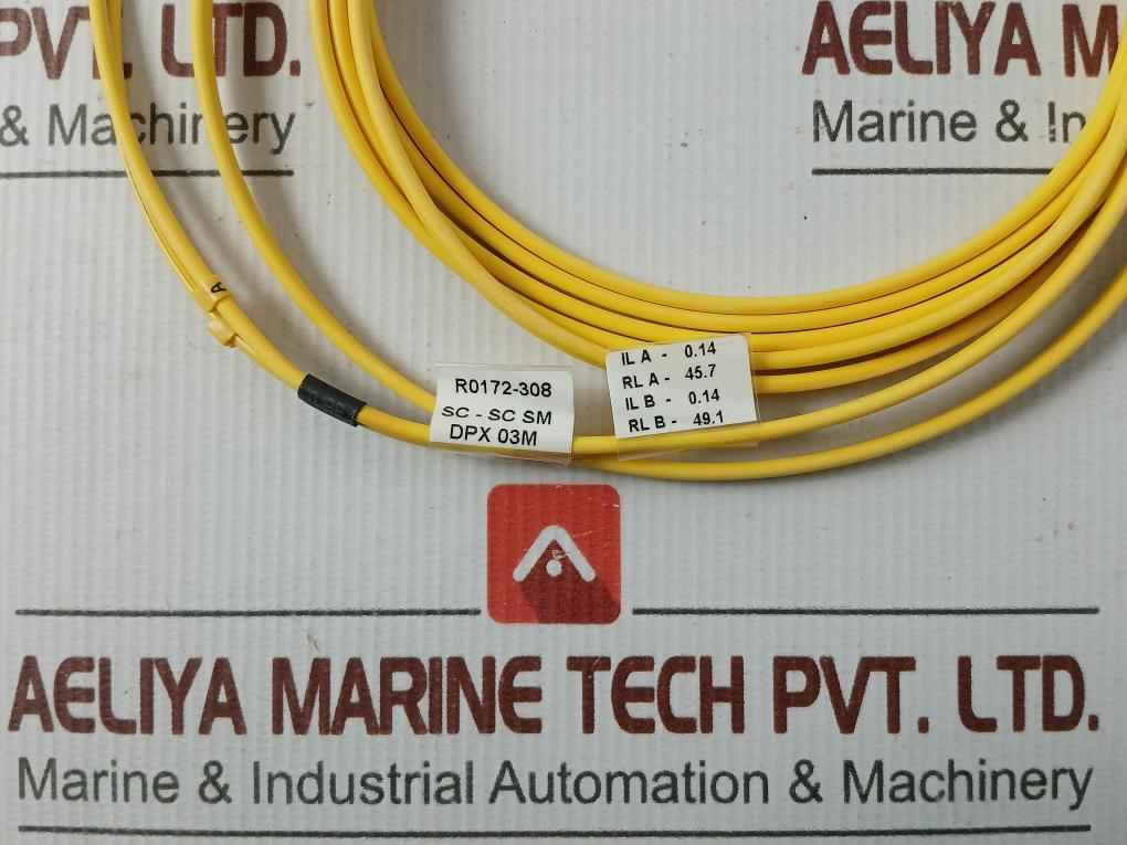 New Condition Fiber Optic Cable Set Ftek-dx-sm-sc/Sc-pc-03M