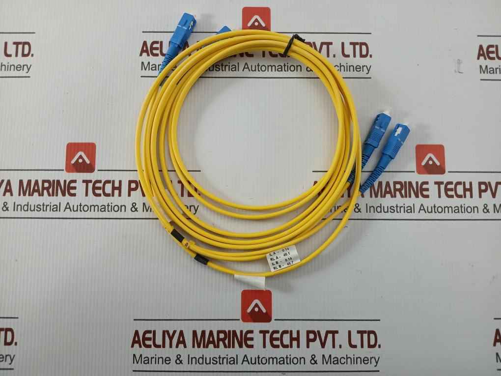 New Condition Fiber Optic Patch Cable Ftek-dx-sm-sc/Sc-pc-03M Duplex Sm Sc-sc P.C. 3M