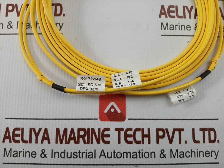 New Condition Fiber Optic Patch Cable Ftek-dx-sm-sc/Sc-pc-03M Duplex Sm Sc-sc P.C. 3M