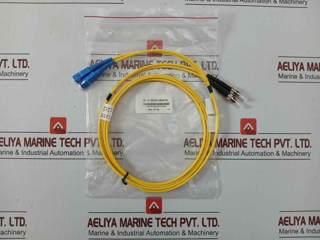 New Condition Fiber Optic Patch Cable Set Ftek-dx-sm-sc/St-pc-02M