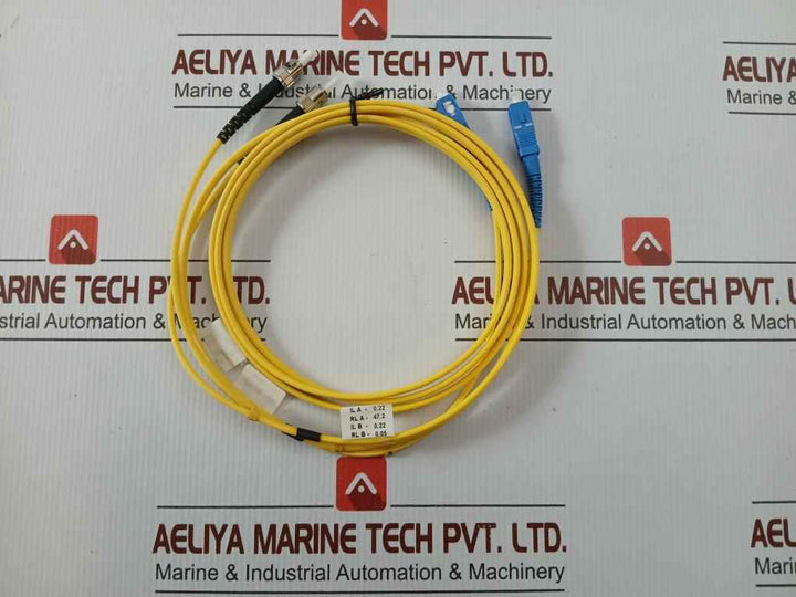 New Condition Fiber Optic Patch Cable Set Ftek-dx-sm-sc/St-pc-02M