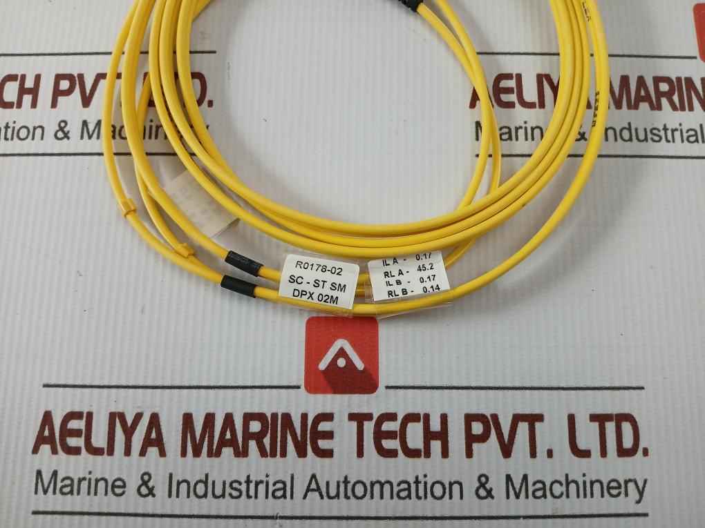 New Condition Fiber Optic Patch Cable Set Ftek-dx-sm-sc/St-pc-02M