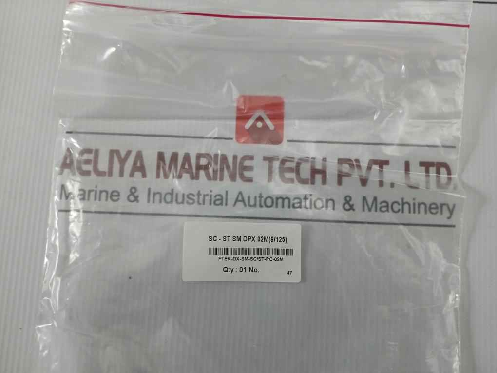 New Condition Fiber Optic Patch Cable Set Ftek-dx-sm-sc/St-pc-02M