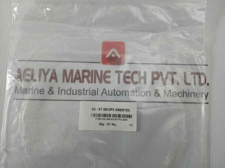 New Condition Fiber Optic Patch Cable Set Ftek-dx-sm-sc/St-pc-02M
