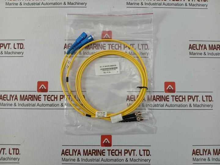 New Condition Fiber Optic Patch Cable Set Ftek-dx-sm-sc/St-pc-02M