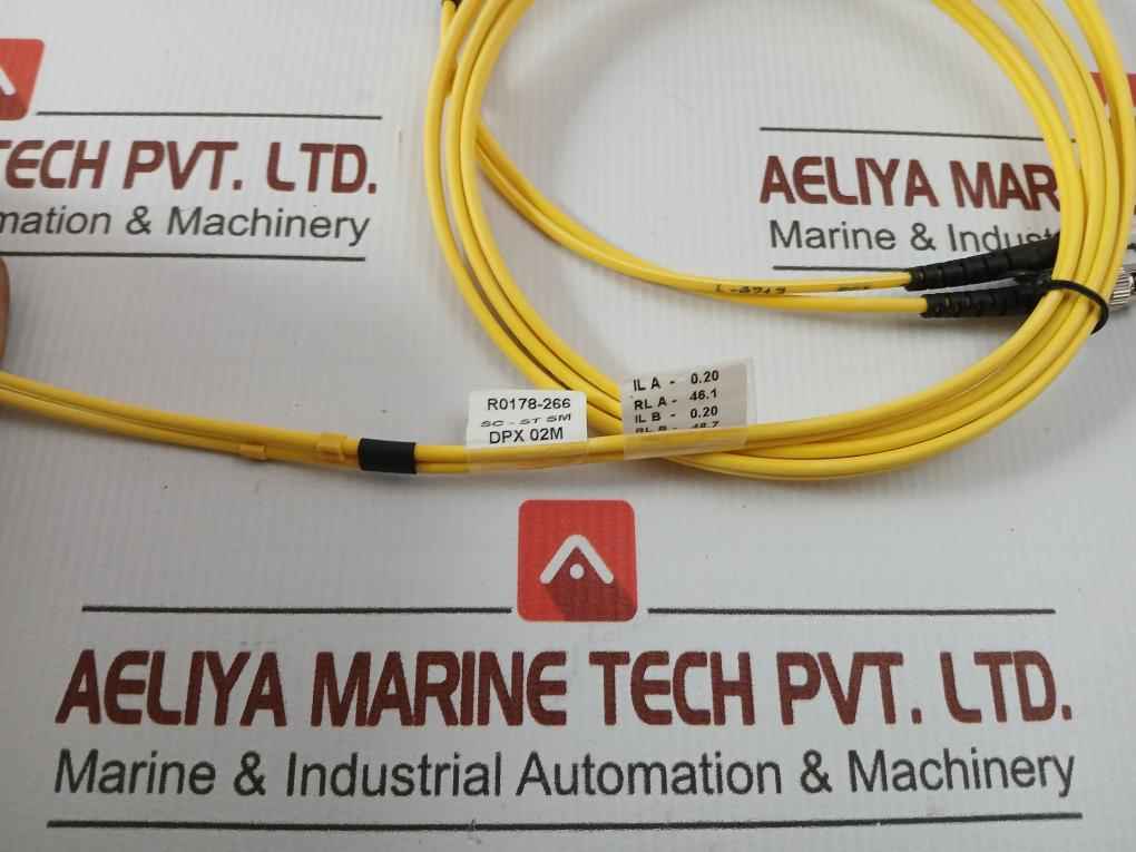 New Condition Fiber Optic Patch Cable Set Ftek-dx-sm-sc/St-pc-02M