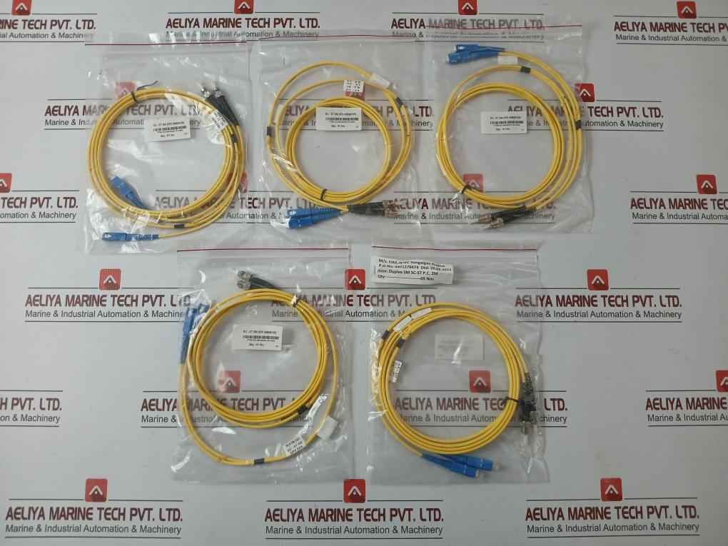New Condition Fiber Optic Patch Cable Set Ftek-dx-sm-sc/St-pc-02M
