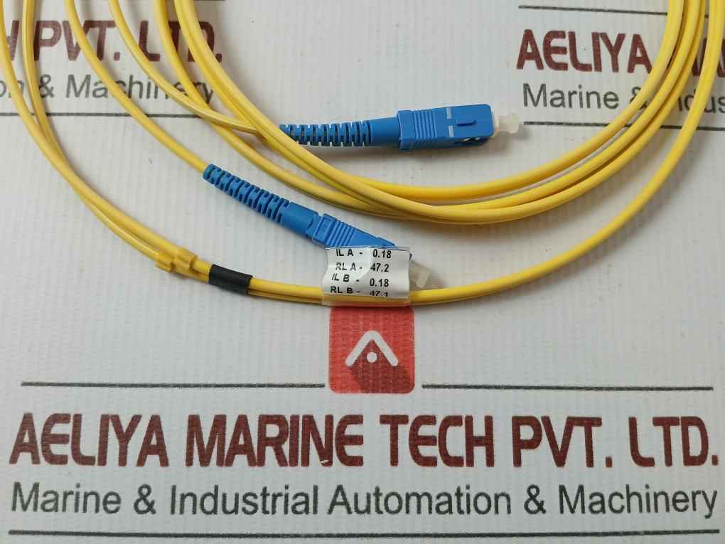 New Condition Fiber Optic Patch Cable Set Ftek-dx-sm-sc/St-pc-02M