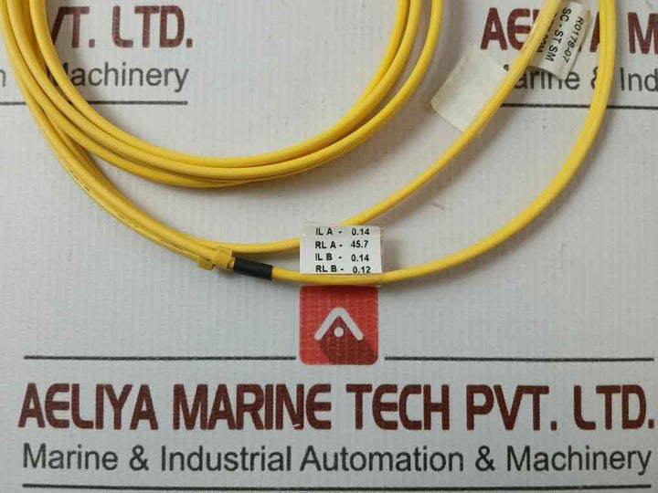 New Condition Fiber Optic Patch Cable Set Ftek-dx-sm-sc/St-pc-02M