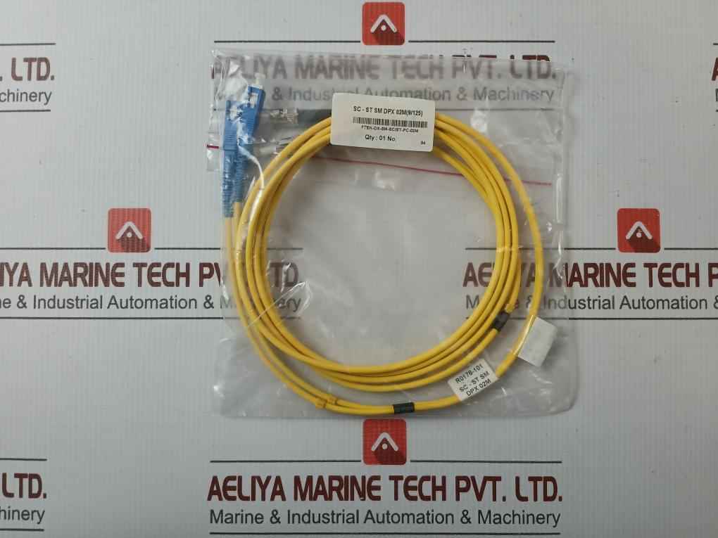 New Condition Fiber Optic Patch Cable Set Ftek-dx-sm-sc/St-pc-02M