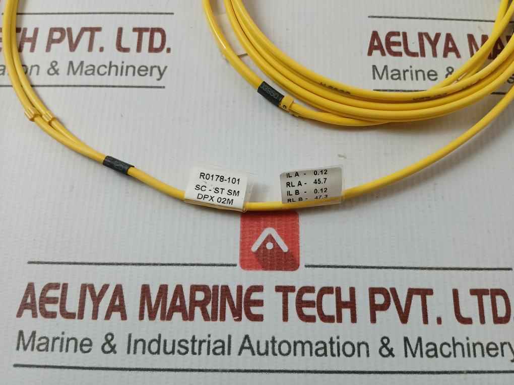 New Condition Fiber Optic Patch Cable Set Ftek-dx-sm-sc/St-pc-02M