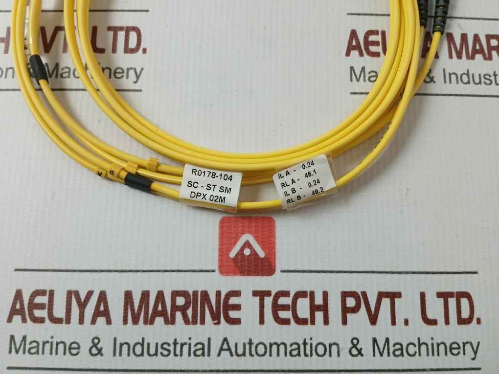 New Condition Fiber Optic Patch Cable Set Ftek-dx-sm-sc/St-pc-02M