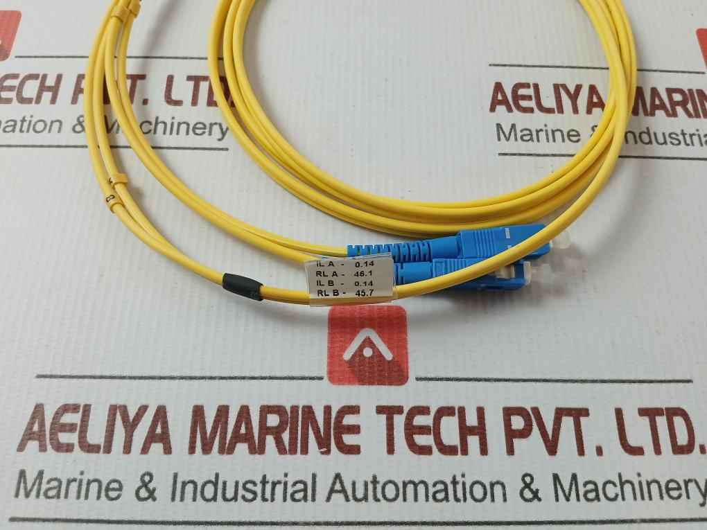 New Condition Fiber Optic Patch Cable Set Ftek-dx-sm-sc/St-pc-02M