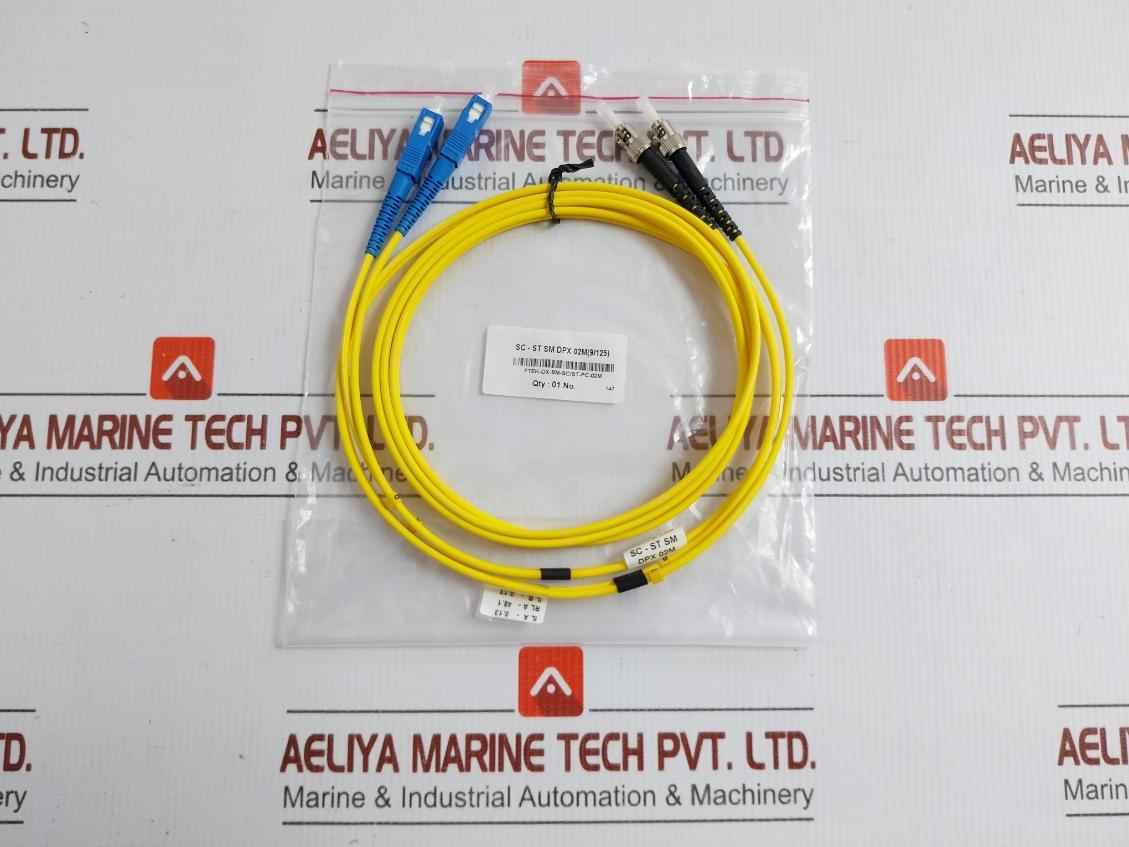 New Condition Fiber Optic Patch Cord R0178-103 Sc-st Sm Dpx 02M (9/125)