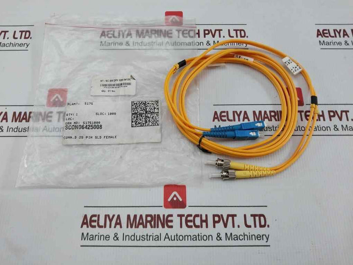 New Condition Fiber Optic Patch Cord St-sc Sm Dpx 02M (9/125)