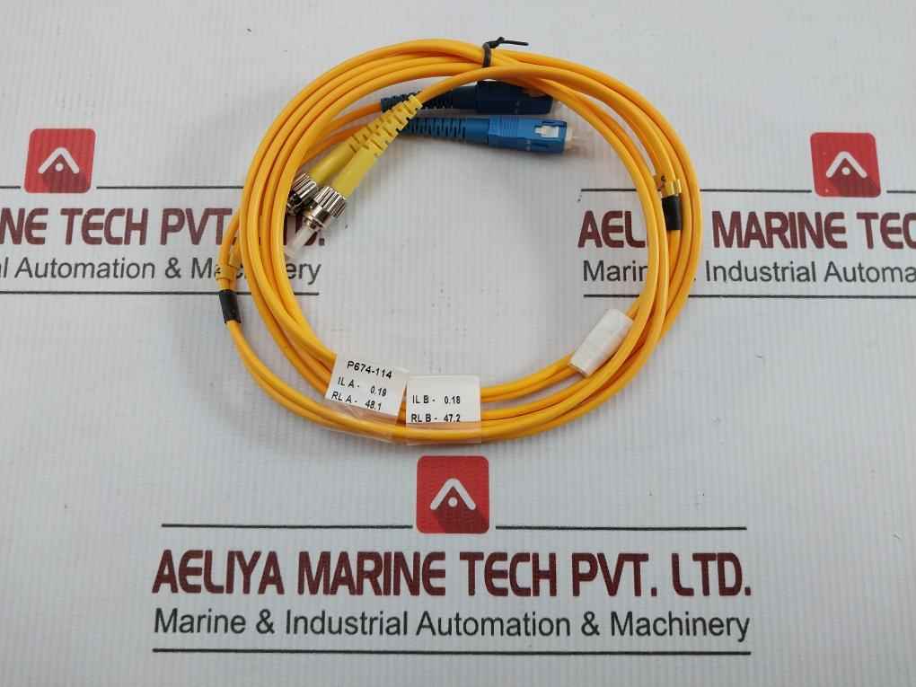 New Condition Fiber Optic Patch Cord St-sc Sm Dpx 02M (9/125)