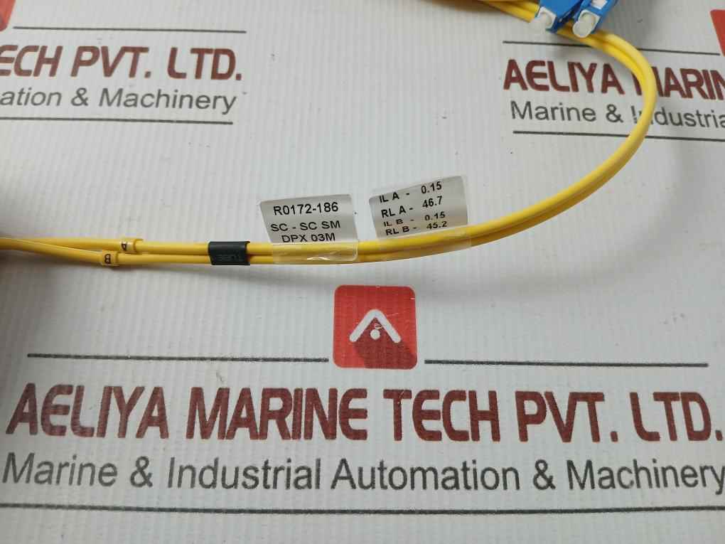 New Condition Fibre Optic Cable Set Ftek-dx-sm-sc/Sc-pc-03M Duplex Sm Sc-sc P.C. 3M