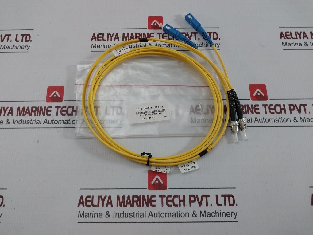 New Condition Fibre Optic Cable Set Ftek-dx-sm-sc/St-pc-02M