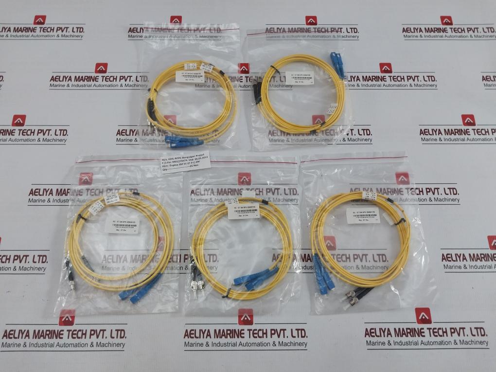 New Condition Fibre Optic Patch Cable Set Ftek-dx-sm-sc/St-pc-02M