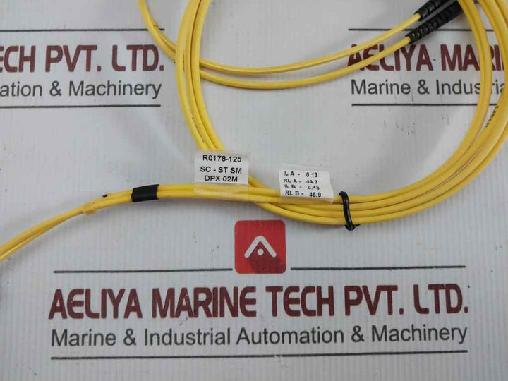 New Condition Fibre Optic Patch Cable Set Ftek-dx-sm-sc/St-pc-02M