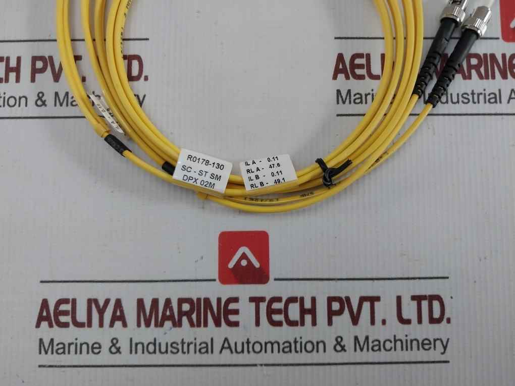 New Condition Fibre Optic Patch Cable Set Ftek-dx-sm-sc/St-pc-02M