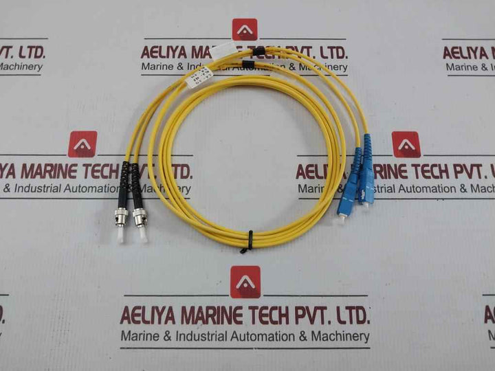 New Condition Fibre Optic Patch Cable Set Ftek-dx-sm-sc/St-pc-02M