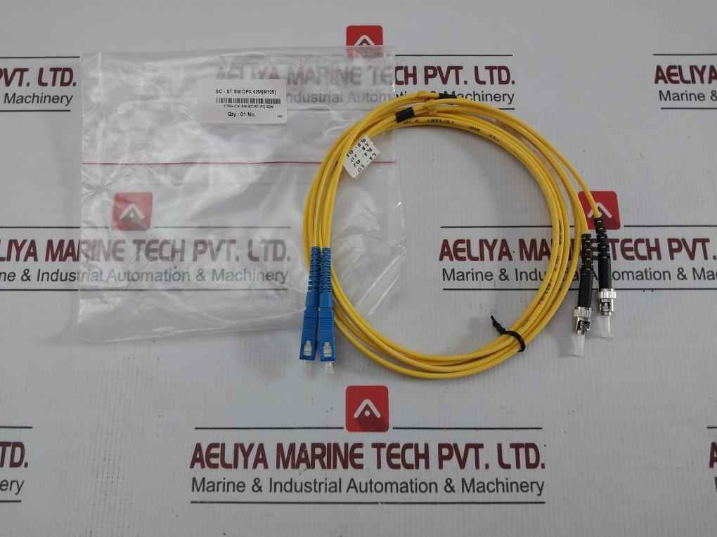 New Condition Fibre Optic Patch Cable Set Ftek-dx-sm-sc/St-pc-02M